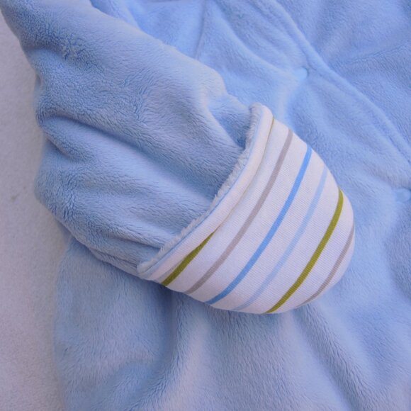 4/$25 Child of Mine Baby Boy Bunting Snap Close Winter Snow Suit Size 3-6 Months - Picture 4 of 10